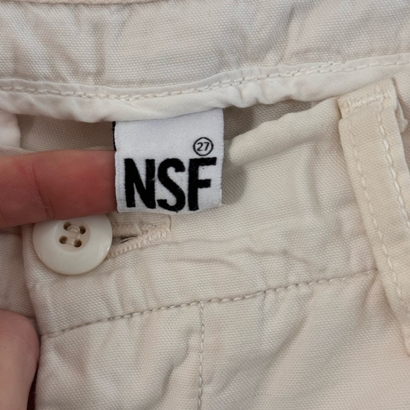 NSF Bennett Cargo Pants Cream/Tan Size 27 - Picture 7 of 8